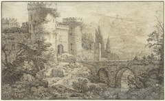 Poort te Tivoli by Isaac de Moucheron