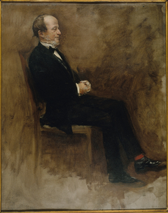 Portrait de John Lemoine (1815-1892), publiciste, rédacteur en chef du "Journal des débats" by Jean Béraud