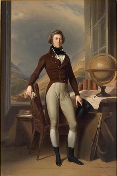 Portrait de Louis-Philippe d'Orléans, duc de Chartres, (futur roi Louis-Philippe) à Reichenau by Franz Xaver Winterhalter