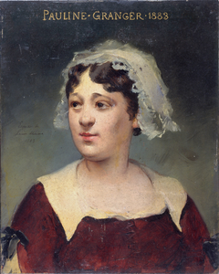 Portrait de Pauline Granger (1833-1913), sociétaire de la Comédie-Française by Louise Abbéma