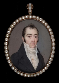 Portrait of a Gentleman with Initials A.S.N. by Jean Francois De Vallee