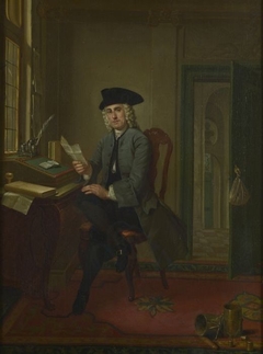 Portrait of a grain trader by Jan Stolker