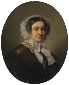 Portrait of an Elderly Woman by Louis Stanislas Faivre-Duffer