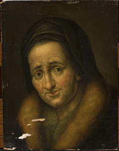 Portrait of an old woman by Balthasar Denner