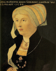 Portrait of Anna Martoffin by Conrad Faber von Kreuznach