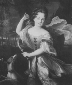 Portrait of Anne Marie de Bourbon, Princess of Condé by Louis Ferdinand Elle the Younger