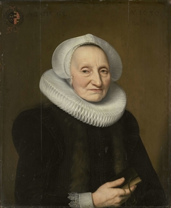 Portrait of Belia Claesdr (1566-in or after 1652) by Bartholomeus Sarburgh