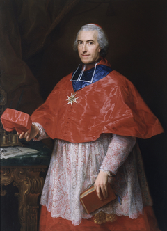 Portrait of Cardinal Jean-François Joseph de Rochechouart by Pompeo Batoni