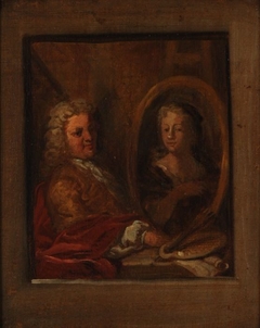 Portrait of Dionys van Nijmegen and Sara Stiermans by Dionys van Nijmegen