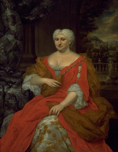 Portrait of Eliseba Lopes Suasso (1663-1746) by Johannes Vollevens II