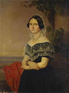 Portrait of ES Zhadimerovskaya by Johann Conrad Dorner