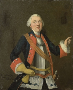 Portrait of Jan Hendrik van Rijswijk (born 1717) by Isaac Lodewijk la Fargue van Nieuwland