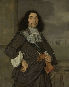 Portrait of Jan van Nes, Vice-Admiral of Holland of West-Friesland by Ludolf de Jongh