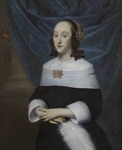 Portrait of Johanna de Lange (1635-1673) by Isaack Luttichuys