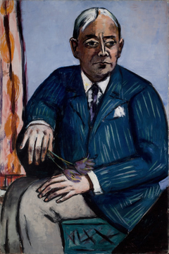 Portrait of Ludwig Berger by Max Beckmann