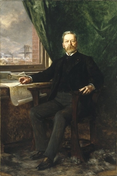 Portrait of Washington A. Roebling by Théobald Chartran