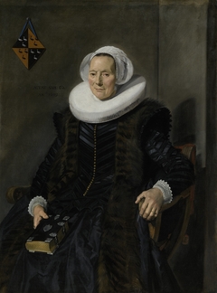 Portrait of Maritge Claesdr Vooght (....-1644) by Frans Hals