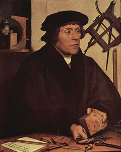 Portrait of Nicolaus Kratzer by Hans Holbein the Younger