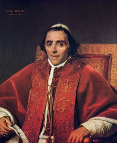 Portrait of Pope Pius VII by Jacques-Louis David