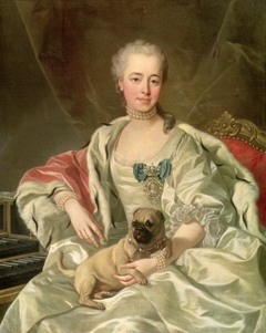 Portrait of Princess Ekaterina Dmitrievna Golitsyna (1720–1761), née Cantemir, wife of D.M. Golitsyn (1721–1793) by Louis-Michel van Loo