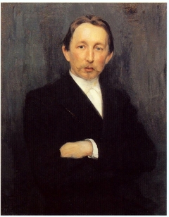 Portrait of the Artist Apollinary Vasnetsov by Nikolai Dmitriyevich Kuznetsov