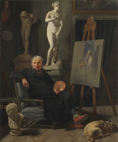 Portrait of the painter C. A. Lorentzen by Martinus Rørbye