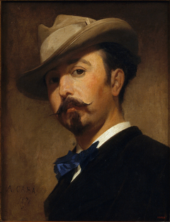 Portrait of the Painter Joaquim Vayreda by Antoni Caba