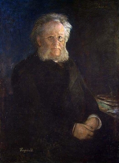 Portrait of the Poet Henrik Ibsen by Hans Heyerdahl