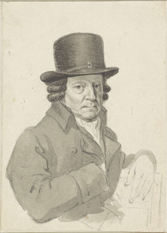 Portret van Antoine Daniel Prudhomme by Hendrik Willem Caspari