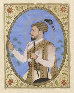 Portretminiatuur van Sultan Muhammad Adil Shah van Bijapur by Unknown Artist