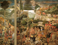 Procession of the Oldest King by Benozzo Gozzoli