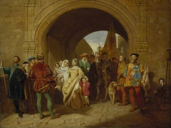 Queen Margaret's Defiance of the Scottish Parliament by John Faed