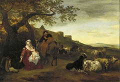 Rest on the Flight into Egypt by Jan Baptist Weenix