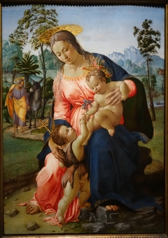 Rest on the Flight into Egypt with the Infant Saint John the Baptist by Francesco Granacci