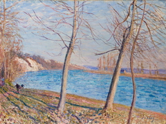 River Banks at Veneux by Alfred Sisley