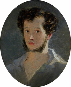 Robert Scott Lauder, 1803 - 1869. Artist (Self-portrait) by Robert Scott Lauder