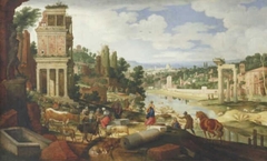 Roman Landscape by Willem van Nieulandt II