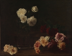 Roses blanches (Rosas blancas) by Henri Fantin-Latour