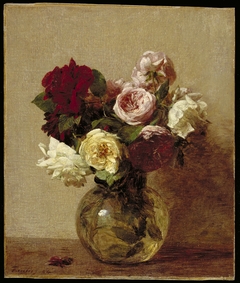 Roses by Henri Fantin-Latour