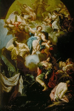 Saint Jame's Vision of the Virgin of the Pillar by Antonio González Velásquez