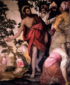 Saint John the Baptist Preaching by Paolo Veronese