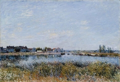 Saint-Mammès, Morning by Alfred Sisley