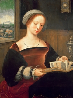 Saint Mary Magdalene Reading by Master of the Female Half-Lengths