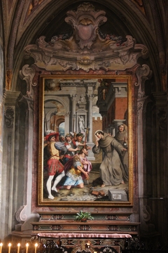 Sant'Antonio da Padova incontra Ezzelino da Romano by Giovanni Battista Trotti