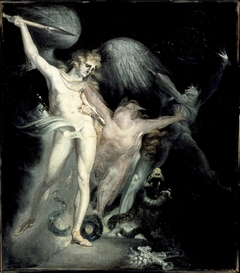 Satan and Death with Sin Intervening by Johann Heinrich Füssli