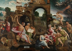 Saul and the Witch of Endor by Jacob Cornelisz van Oostsanen