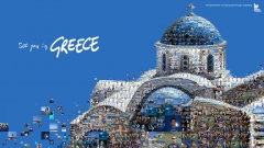 See you in Greece (Up Greek Tourism: Santorini) by Charis Tsevis