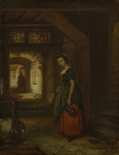 Servant girl by Jacob Maris