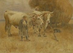 Sketch for The Harvesters by Herman Hartwich