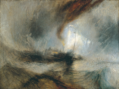 Snow Storm: Steam-Boat off a Harbour's Mouth by Joseph Mallord William Turner